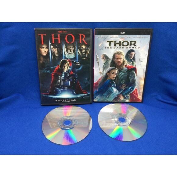 Marvel Movie Thor Lot of 2 DVDs - Picture 5 of 6